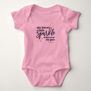 Body Para Bebé Personalizada, deja un brillo rosado