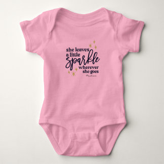 Body Para Bebé Personalizada, deja un brillo rosado
