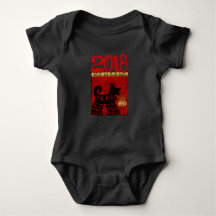 Personalizado 2018 Perro Año Chino B Traje para be