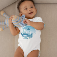 Personalizado Alaska Family Vacation Glacier Cute