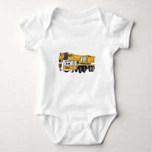 Body Para Bebé Personalizado amarillo corto Crane