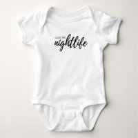 Personalizado "Amo la vida nocturna", con nombre e