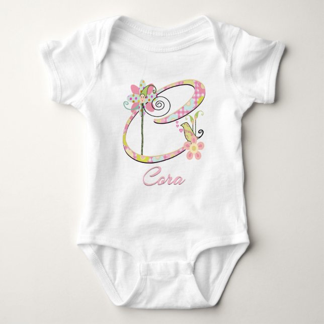 Body Para Bebé Personalizado Baby Bird Garden (Anverso)