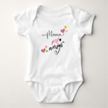"Personalizado Baby Bodysuit - Organigrama suave y