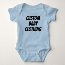 Personalizado Baby Bodysuit plantilla en blanco