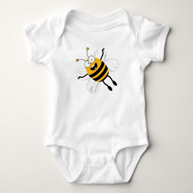 Body Para Bebé Personalizado Bee (Anverso)