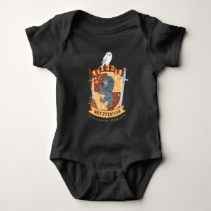 Body Para Bebé Personalizado Brave Gryffindor Escudo