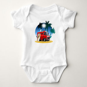 Body Para Bebé Personalizado Camper