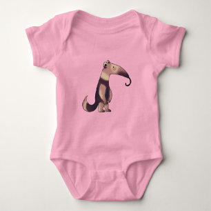 Body Para Bebé Personalizado caprichosa Anteater Art