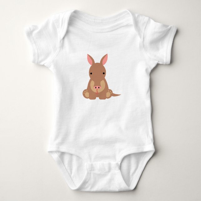 Body Para Bebé Personalizado Cute Aardvark Gift (Anverso)