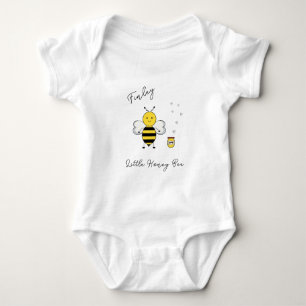 Body Para Bebé Personalizado Cute Bee Baby/Bodysuit Baby Bodysuit