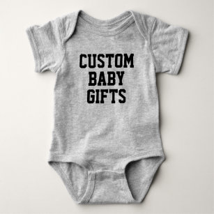 Body Para Bebé Personalizado de Baby Bodysuit Baby Gifts Blank Te