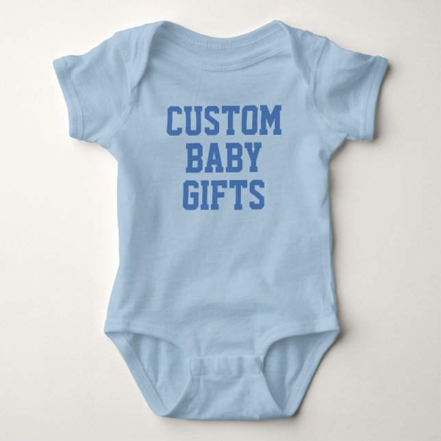 Body Para Bebé Personalizado de Baby Bodysuit Baby Gifts Blank Te (Anverso)
