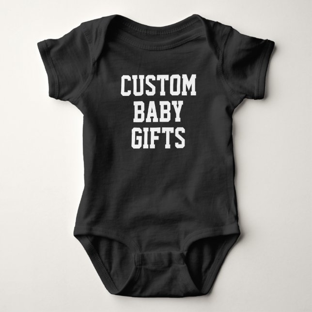 Body Para Bebé Personalizado de Baby Bodysuit Baby Gifts Blank Te (Anverso)