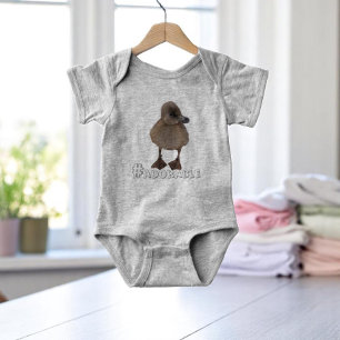 Body Para Bebé Personalizado de fotografías de grises muy finos