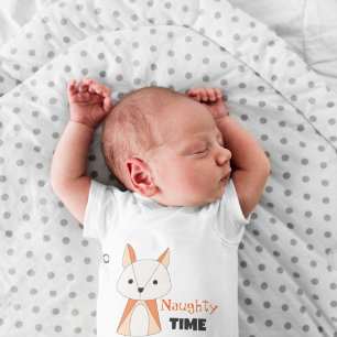 Body Para Bebé Personalizado de Fox de Multcolor