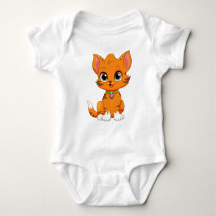 Body Para Bebé Personalizado de gatos adorable