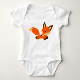 Body Para Bebé Personalizado de la Flota Cuta Fox Baby Bodysuit