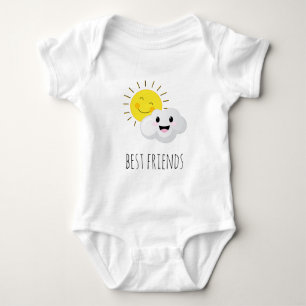 Body Para Bebé Personalizado de mejores amigos humorísticos de so