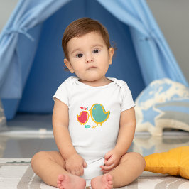 Body Para Bebé Personalizado de pájaro