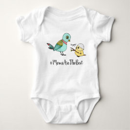 Body Para Bebé Personalizado de pájaro mejor día de la madre