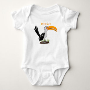 Body Para Bebé Personalizado de pájaro safari de buey amarillo di