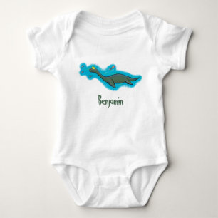 Body Para Bebé Personalizado de plesiosaurios monstruo del mar