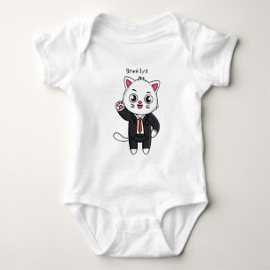 Body Para Bebé Personalizado de traje de negocios