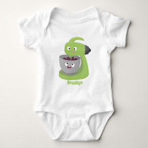 Body Para Bebé Personalizado de utensilios de cocina para mezclad