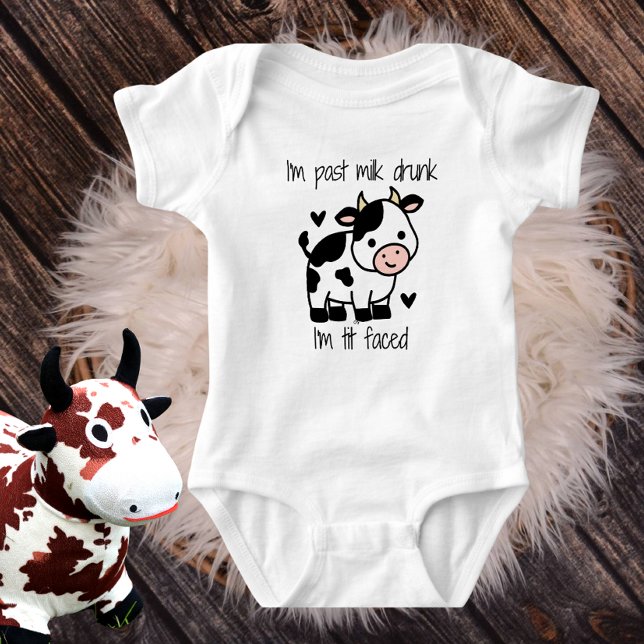 Body Para Bebé Personalizado de vaca dulce bebé (Subido por el creador)
