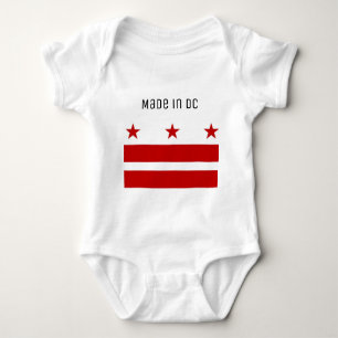 Body Para Bebé Personalizado de Washington DC