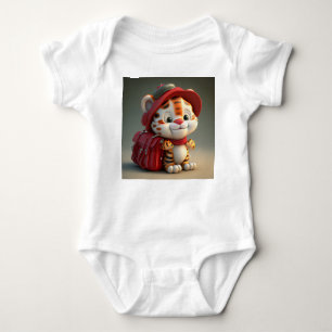 Body Para Bebé Personalizado del tigre del bebé-76775