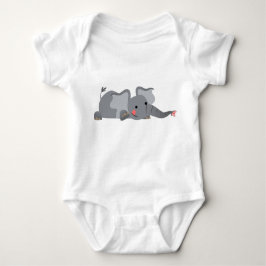 Body Para Bebé Personalizado dulce Sneaky Elephant Baby