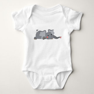 Body Para Bebé Personalizado dulce Sneaky Elephant Baby