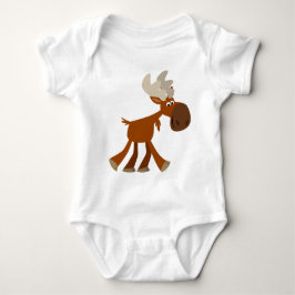 Body Para Bebé Personalizado feliz lindo Moose Baby Clothing
