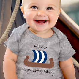 Body Para Bebé Personalizado Happy Little Viking