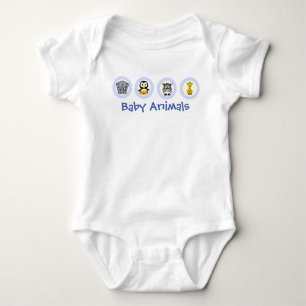 Body Para Bebé Personalizado lindo Baby Animals Baby Bodysuit