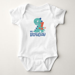 Body Para Bebé Personalizado lindo bebé dinosaurios primer cumpl