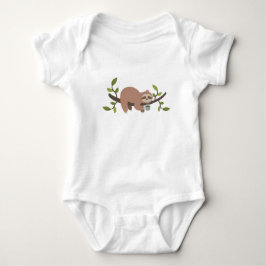 Body Para Bebé Personalizado lindo Sloth Baby Bodysuit