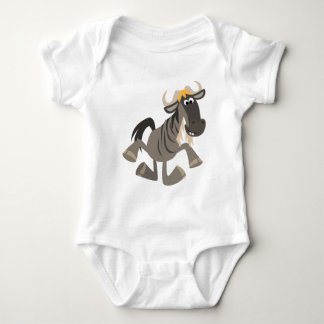 Body Para Bebé Personalizado lindo Tap Dancing Wildebeest Baby