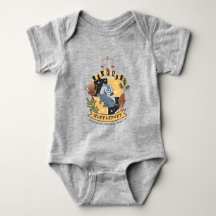 Body Para Bebé Personalizado Loyal Hufflepuff