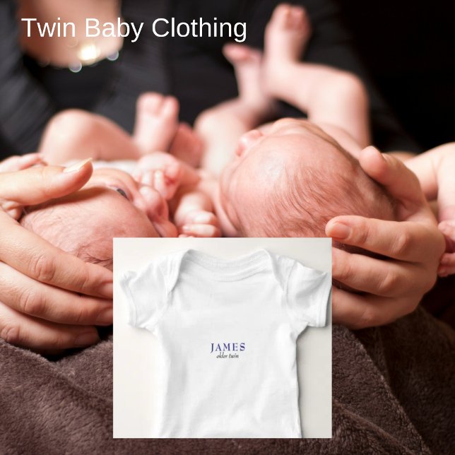 Body Para Bebé Personalizado Mayor Twin Gran Hermano (Subido por el creador)