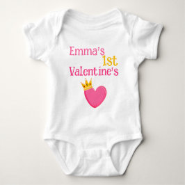 Body Para Bebé Personalizado Mi primer niño bebé de SAN VALENTÍN