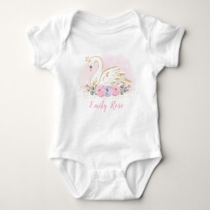 Body Para Bebé Personalizado Monograma de Bosque Forestal Curte F