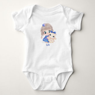 Body Para Bebé Personalizado, nombre del bebé     