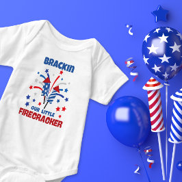 Body Para Bebé Personalizado "Nuestro pequeño petardo"