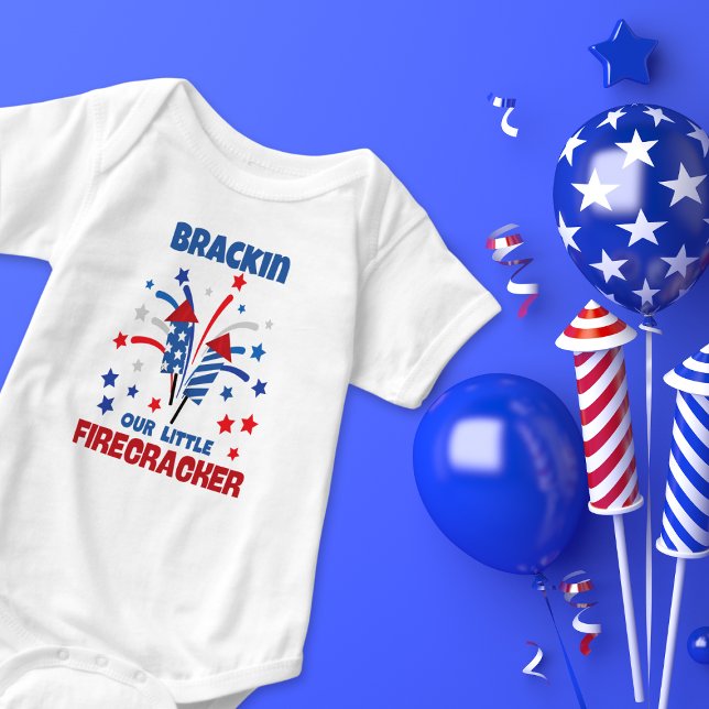 Body Para Bebé Personalizado "Nuestro pequeño petardo" (Subido por el creador)