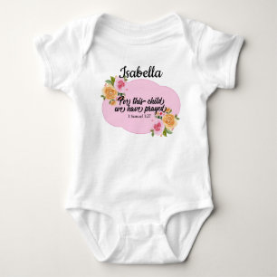 Body Para Bebé Personalizado Para Este Niño Que Hemos Orado