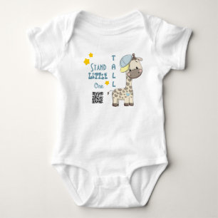 Body Para Bebé Personalizado Personalizado Baby Boy Giraffe
