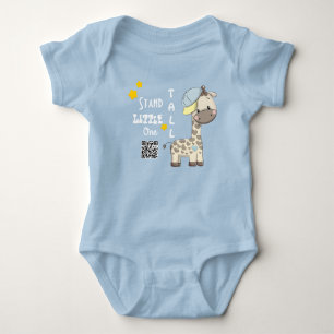 Body Para Bebé Personalizado personalizado Niño Giraffe Bebé Trat